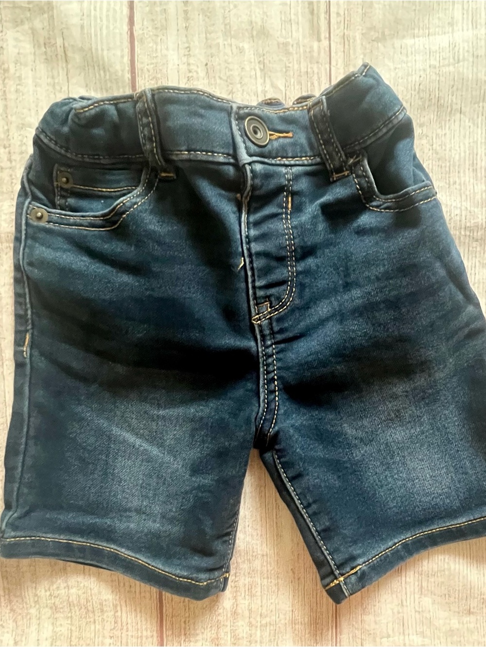 Children’s Place Denim Shorts 3t  Pull on With Adjustable Waist